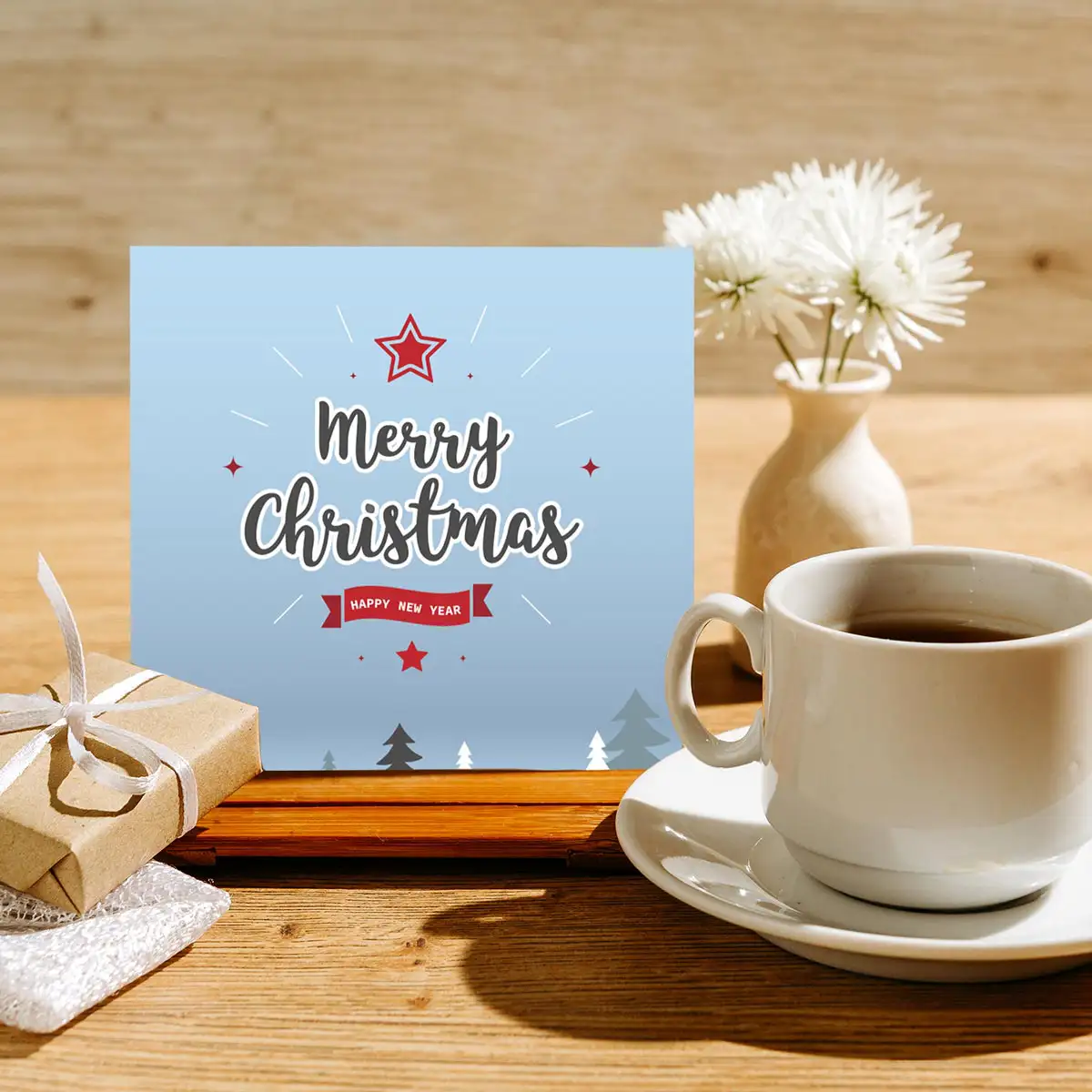 4 bezaubernde Weihnachtskarten - Klappkarten 148 x 14,8cm – Bild 3