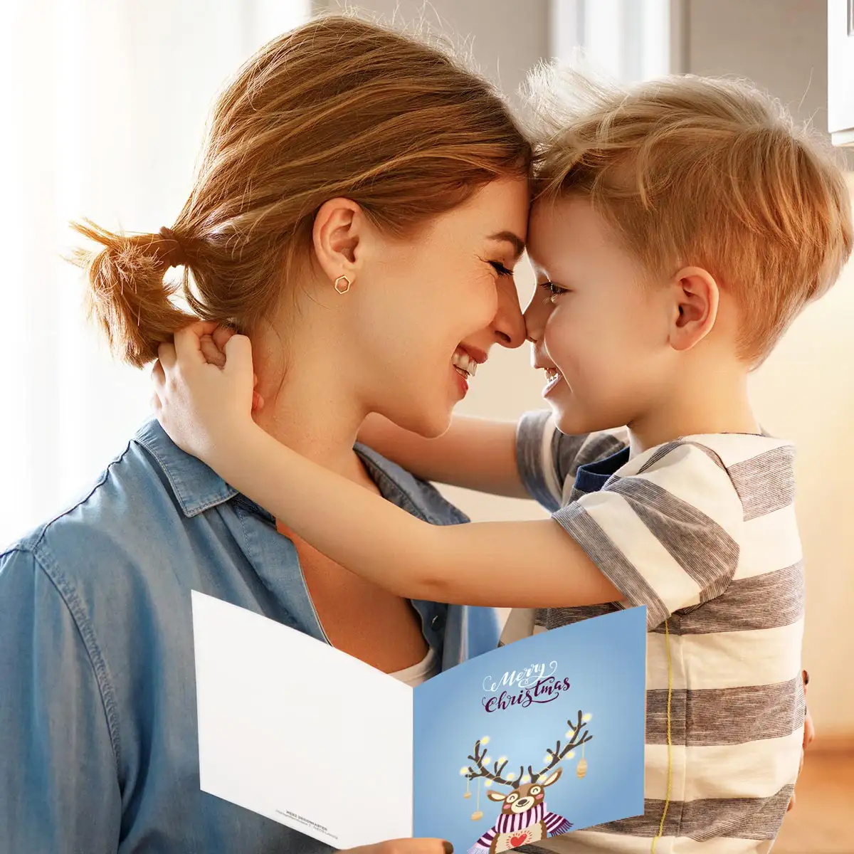 4 bezaubernde Weihnachtskarten - Klappkarten 148 x 14,8cm – Bild 5