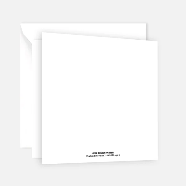1 edle Weihnachtskarte- Klappkarte  14,8x14,8cm - Skizzendesign weiß / gold / dunkelblau – Bild 2