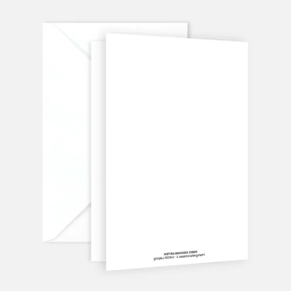 1 moderne Weihnachtskarte - Klappkarte 10,5x14,8cm – Bild 2