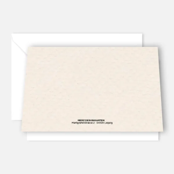 1 minimalistische Weihnachtskarte- Klappkarte  10,5x14,8cm - 3 Tannenbäume – Bild 3
