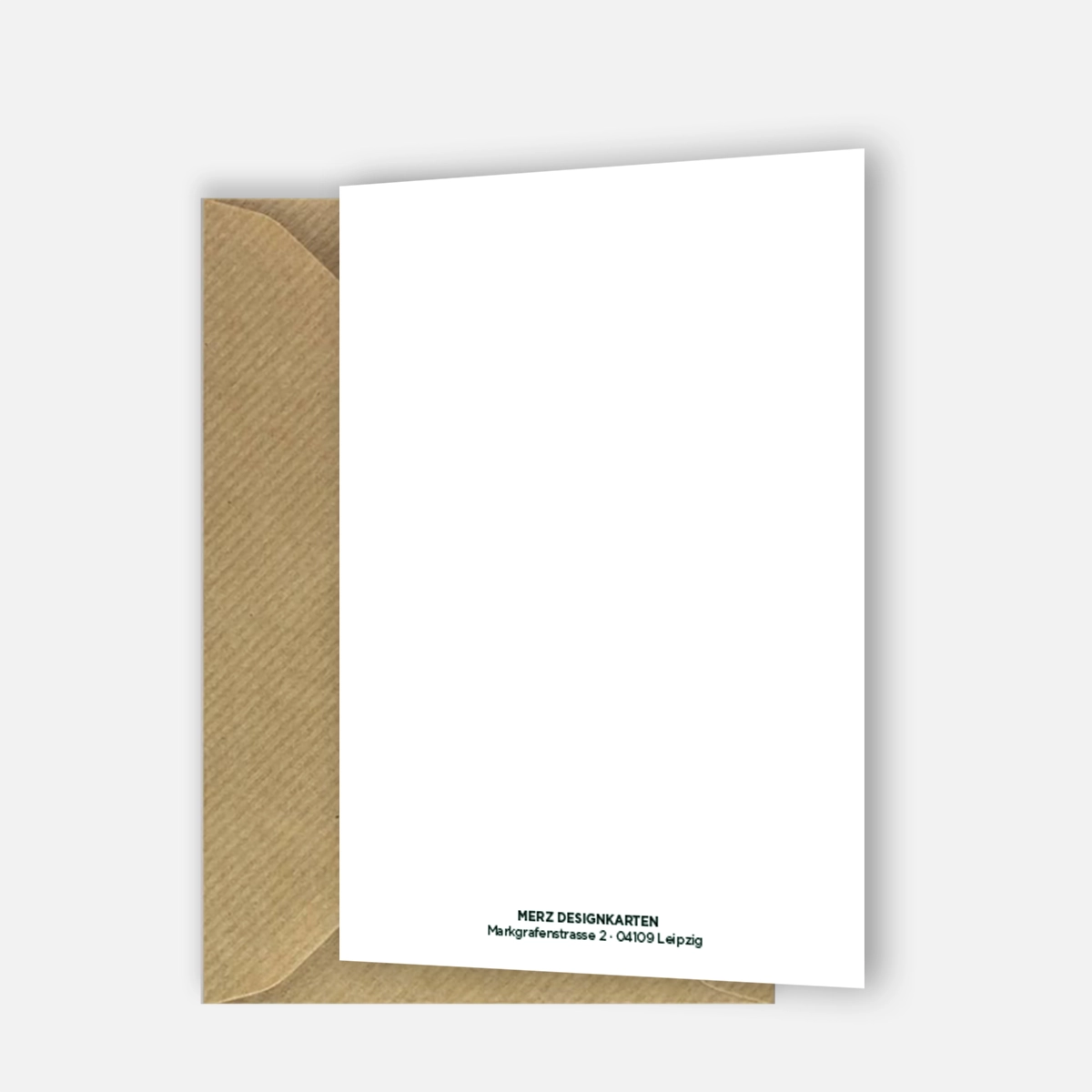 1 bezaubernde Weihnachtskarte 10,5x14,8cm - Motiv Eichhörnchen mit Weihnachtsmütze – Bild 2