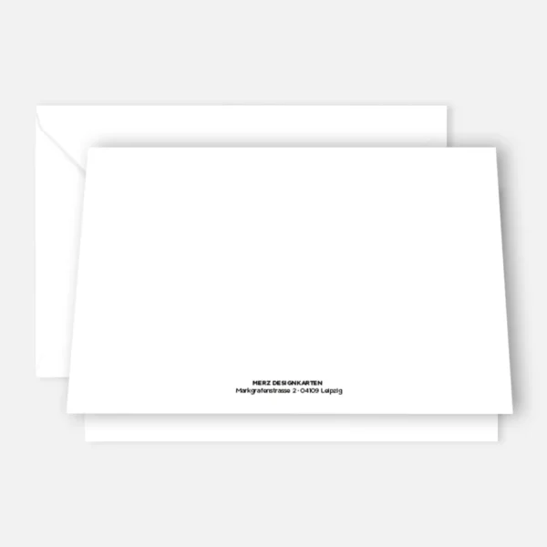 1 edle Weihnachtskarte 12x18cm Klappkarte - Laterne / Kerze – Bild 3