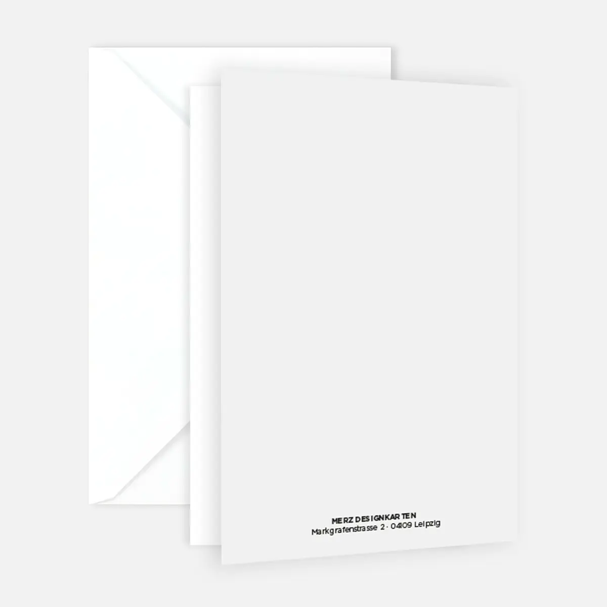 1 Weihnachtskarte 10,5x14,8cm - Motiv Reh mit Geschenke – Bild 2