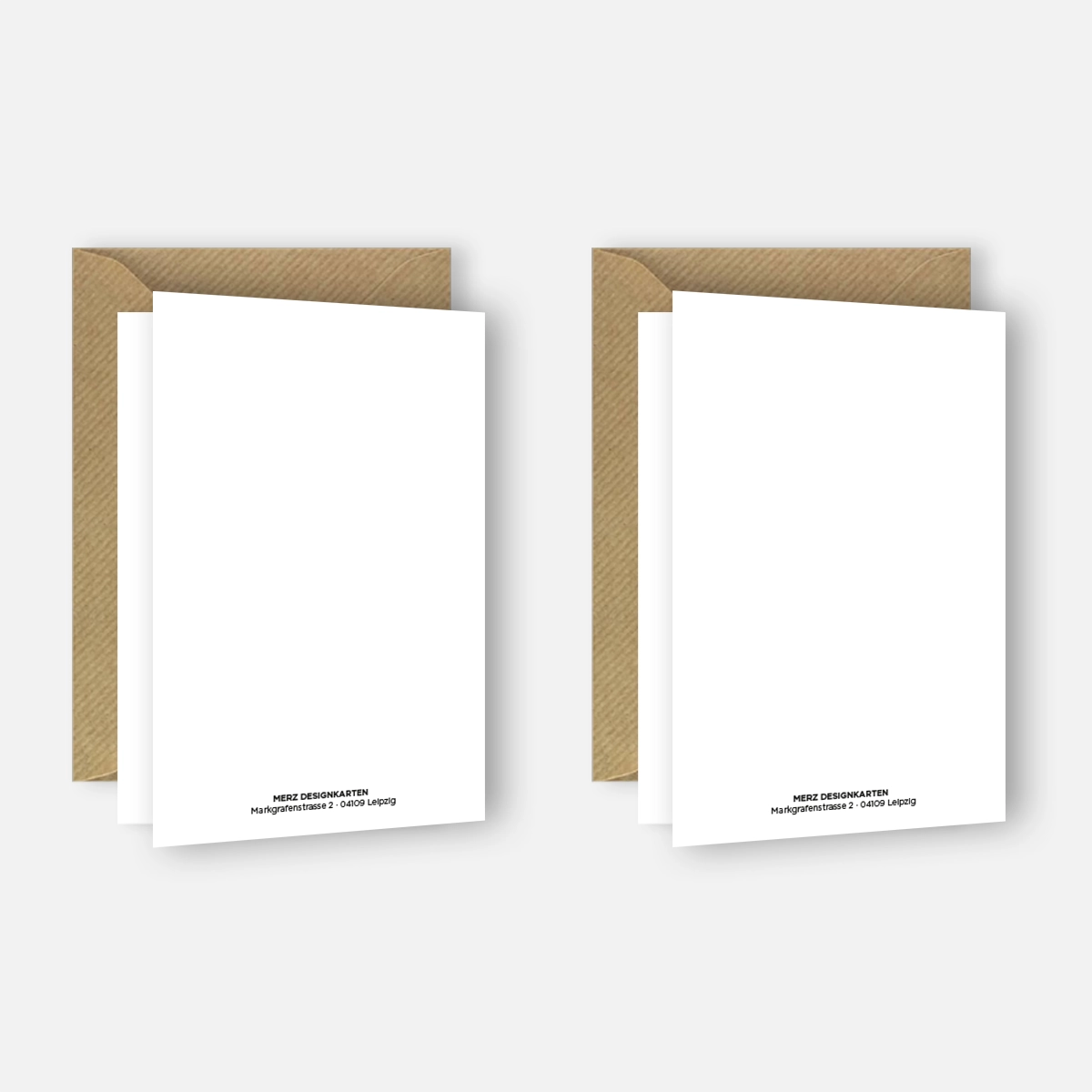 2 bezaubernde Weihnachtskarten Aquarell Wichtelmotiv - 10,5x14,8cm – Bild 2